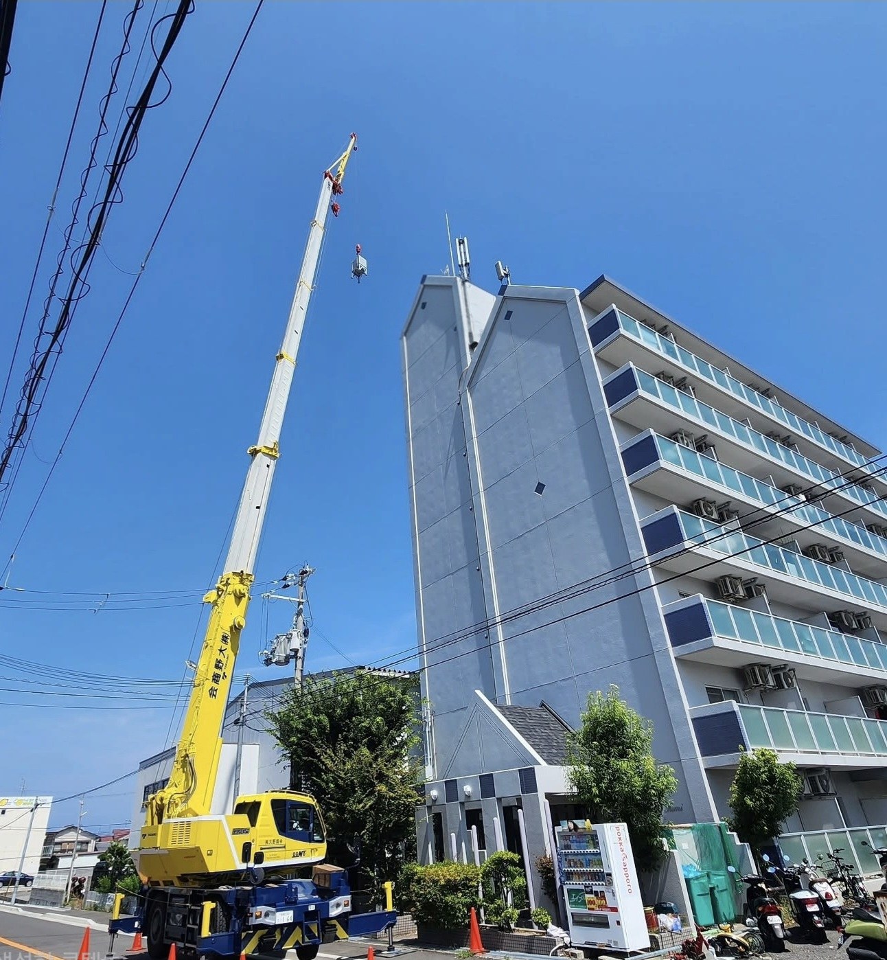 수원 가로등주와 장주 인양 작업 유형 안내 이미지